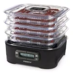 Presto Dehydro Digital Food Dehydrator with 6 Transparent Trays, 750W, Black thumbnail 3