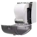 Georgia-Pacific Translucent Smoke Push Paddle Non-Perforated Roll Paper Towel Dispenser thumbnail 2