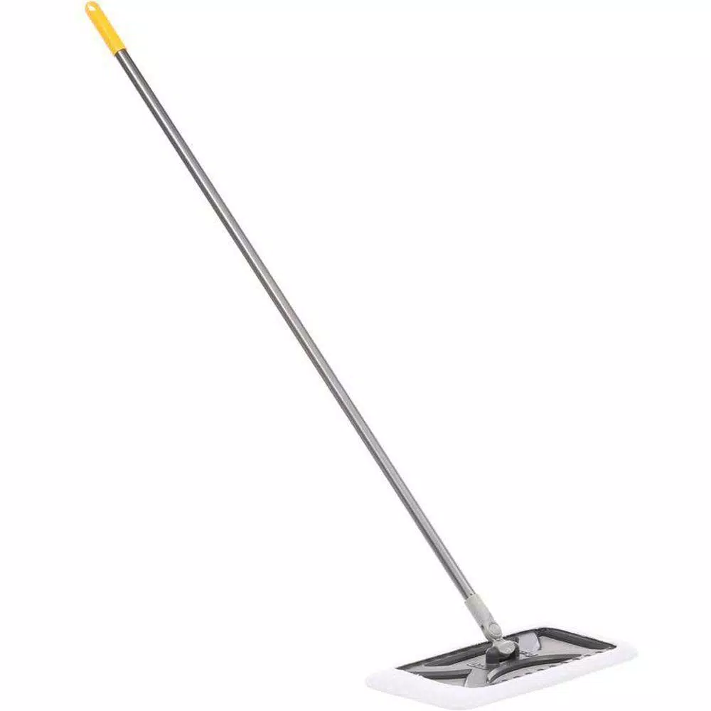 Quickie Professional Hardwood Floor Flat Mop with 48 in. Steel Handle and Terry Cloth Mitt