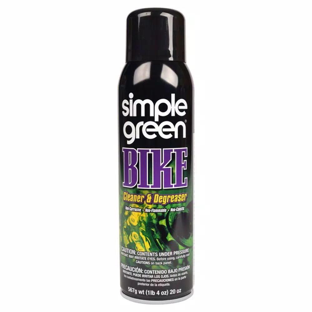 Simple Green Bike Cleaner and Degreaser Aerosol, 20 oz (Case of 12)