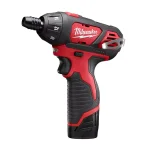 Milwaukee M12 12V Lithium-Ion 1/4 in. Hex Cordless Screwdriver Kit with LED Light, 2 Batteries, Charger & Bag thumbnail 10
