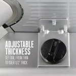 Weston Realtree Edge 200-Watt Meat Slicer with 7.5 in. Stainless Steel Blade and Camouflage Cover thumbnail 6