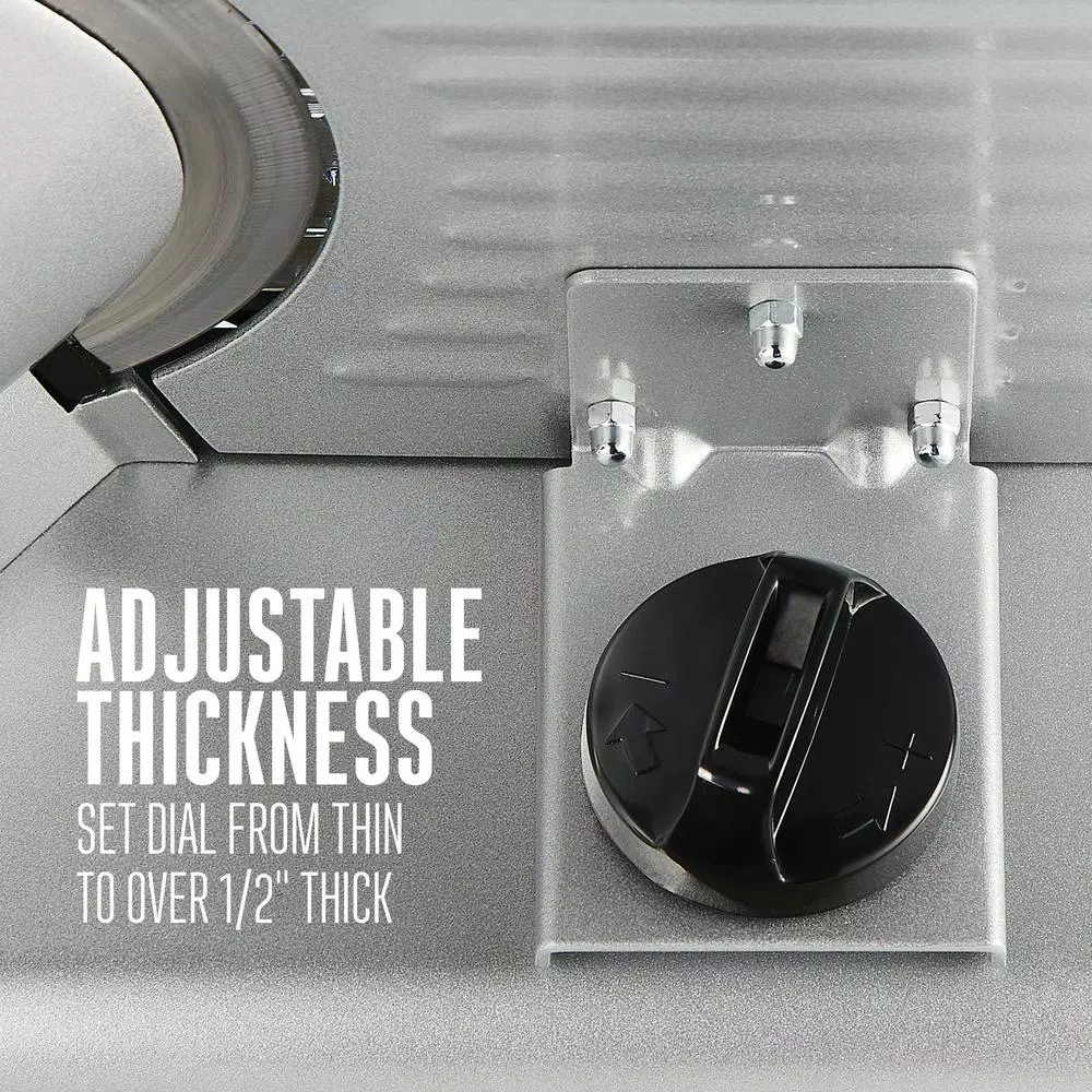 Weston Realtree Edge 200-Watt Meat Slicer with 7.5 in. Stainless Steel Blade and Camouflage Cover