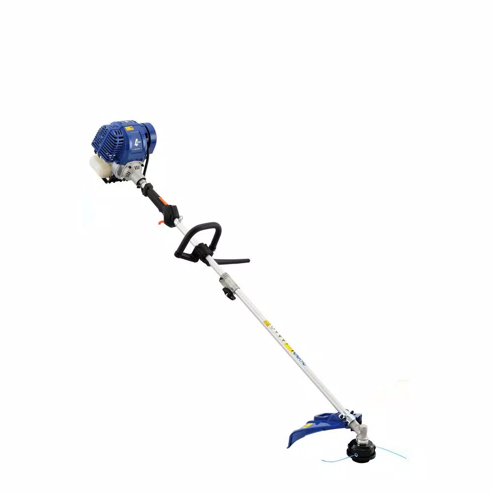 Badger 31cc 4-Cycle 2-in-1 Straight Shaft Grass Trimmer and Brush Cutter with Harness