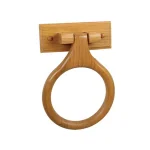 Design House Dalton Solid Oak Hand Towel Ring - Honey Oak thumbnail 1