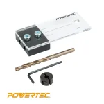 POWERTEC Ultimate Doweling Jig Kit with Cobalt Drill Bits and Hardshell Case thumbnail 3
