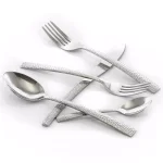 MegaChef Baily 20-Piece Stainless Steel Flatware Set, Service for 4 thumbnail 2