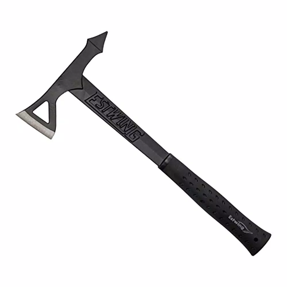 Estwing Black Eagle Tomahawk Axe, 1-Piece Forged American Steel, Black