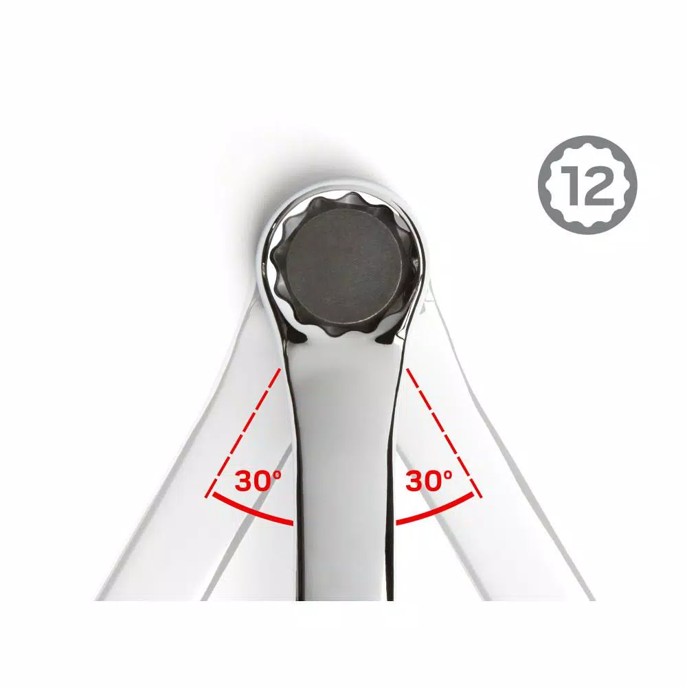 TEKTON 5-Piece 45° Offset Box End Wrench Set, SAE