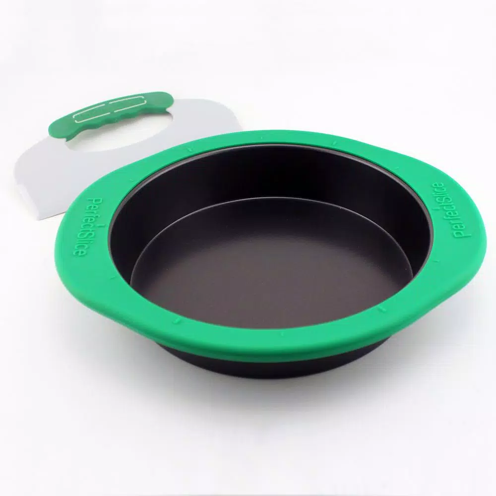BergHOFF PerfectSlice 4-Piece Bakeware Set with Silicone Slicing Tools and Patented Guideline Grid