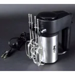 Total Chef 250-Watt 6-Speed Hand Mixer with Turbo Boost, Black/Silver thumbnail 4
