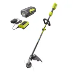 RYOBI Reconditioned 40V Lithium-Ion Cordless Attachment Capable String Trimmer with 4 Ah Battery and Charger thumbnail 1
