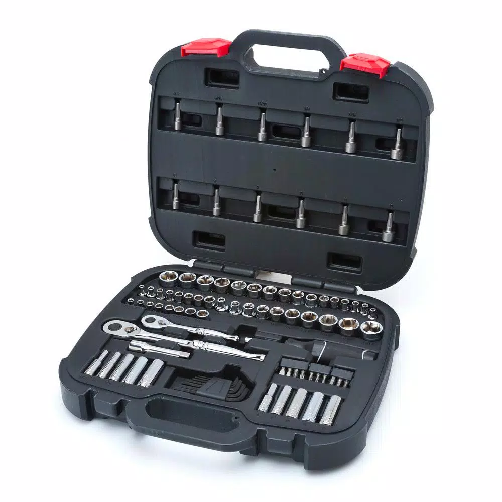 Husky 103-Piece Mechanics Tool Set with 11-Piece 3/8 in. Drive Pass-Thru Starter Set