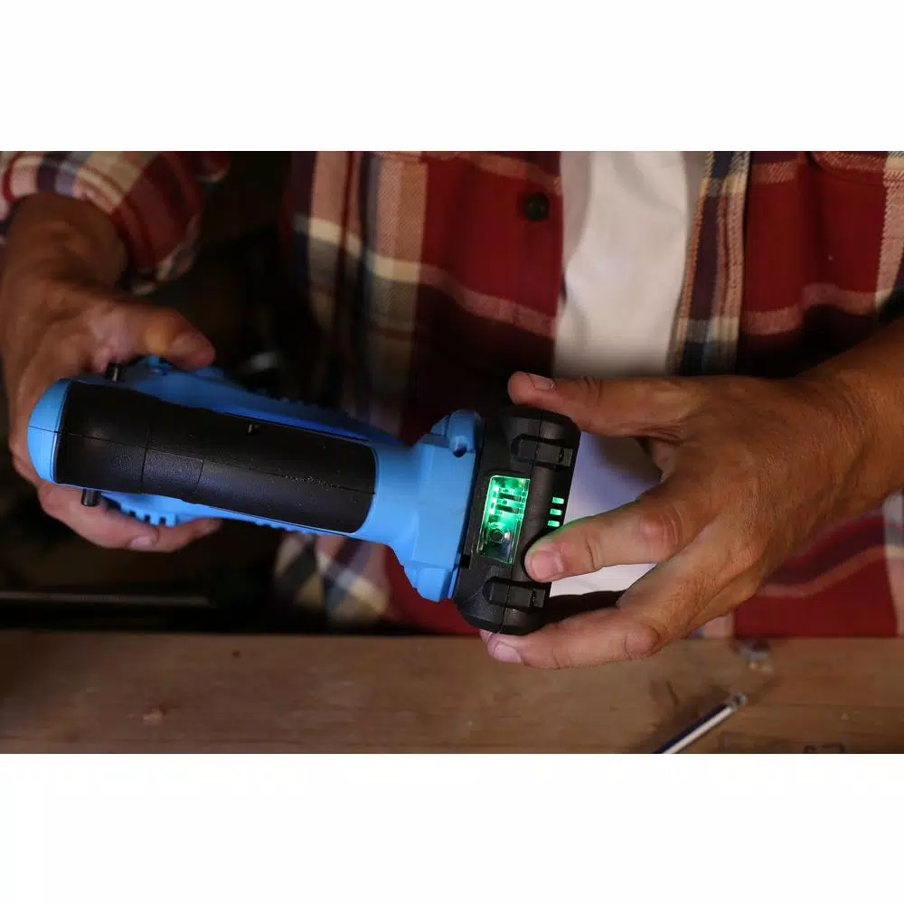 Pulsar PT2120 20V Cordless Reciprocating Saw Kit with 2 Ah Battery, Charger, and Assorted Blades