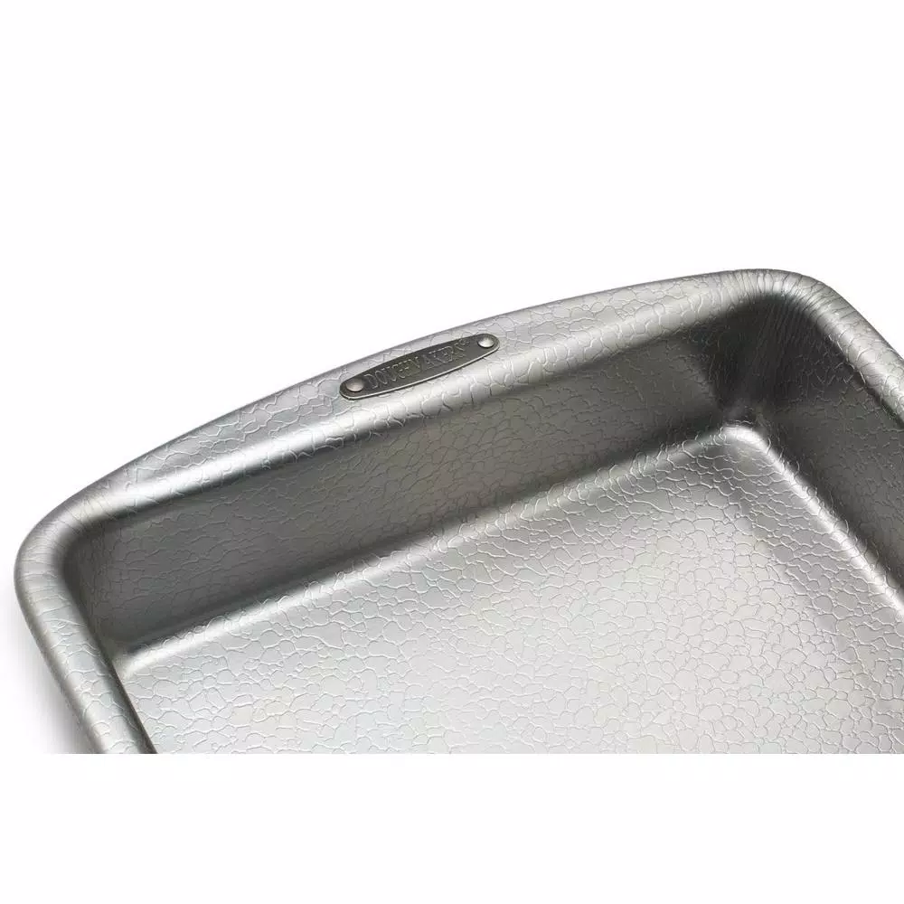 Doughmakers 9 in. Square Aluminum Cake Pan - Professional Grade Heavy Gauge Bakeware