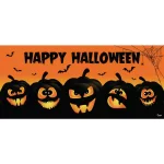 My Door Decor 7 ft. x 16 ft. Jack-O-Lantern Halloween Garage Door Banner Mural thumbnail 1
