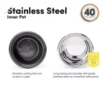 AROMA Simply Stainless 14-Cup Rice Cooker, White thumbnail 6