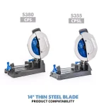 Evolution Power Tools Evolution 14 in. 90-Teeth Carbide Metal Cutting Circular Saw Blade for Thin Steel thumbnail 3