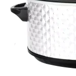 Brentwood Appliances SC-157W 7 Qt. Pearl Slow Cooker with Tempered Glass Lid thumbnail 5