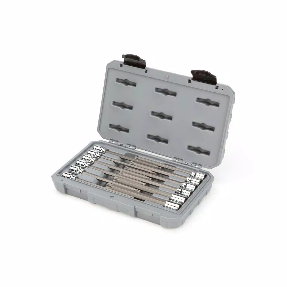TEKTON 3/8 in. Drive Long Torx Bit Socket Set, 12-Piece