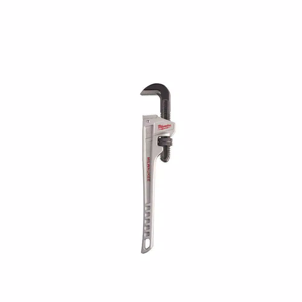 Milwaukee 14 in. and 18 in. Aluminum Pipe Wrench Set (2-Piece)