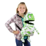 Northlight 20 in. Animated Musical Mummy Halloween Trick or Treat Bag - Plush Candy Backpack thumbnail 2