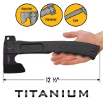 Camillus Camtrax 3-in-1 Hatchet, Folding Saw, and Hammer with Glass Filled Nylon Handle thumbnail 4