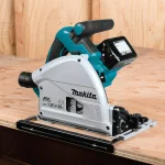 Makita 18V X2 LXT (36V) 6-1/2 in. Brushless Plunge Circular Saw Kit with Guide Rail and Impact Driver thumbnail 8