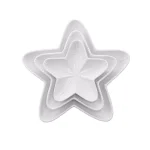 Over and Back Starfish 3-Piece Porcelain Nesting Plate Set - Coastal Serving Trays thumbnail 2