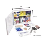 Rapid Care 520-Piece Industrial First Aid Cabinet, 2-Shelf ANSI/OSHA Compliant thumbnail 4