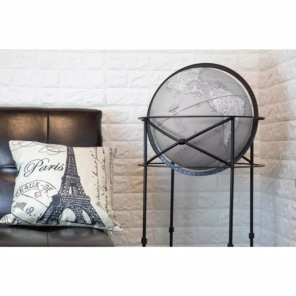 Replogle Dawson 16 in. Standing Floor Globe - Political Design