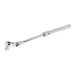 Husky 3/8 in. Drive Flex-Head Extendable Ratchet, 10 in. to 15 in. thumbnail 6
