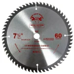 GRIP TIGHT TOOLS Grip Tight Classic 7-1/4 in. 60-Tooth Tungsten Carbide Tipped Circular Saw Blade (25-Pack) thumbnail 4