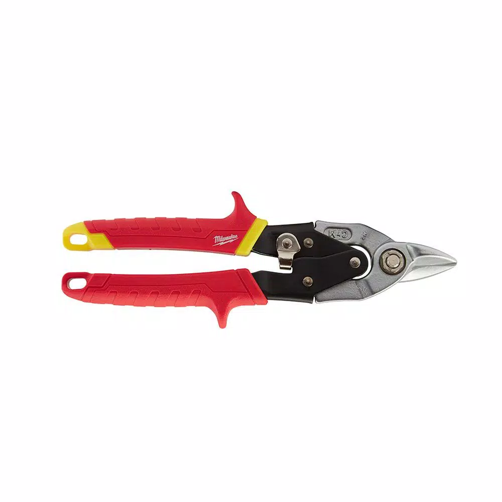 Milwaukee 9 in. Bulldog Straight-Cut Aviation Snips