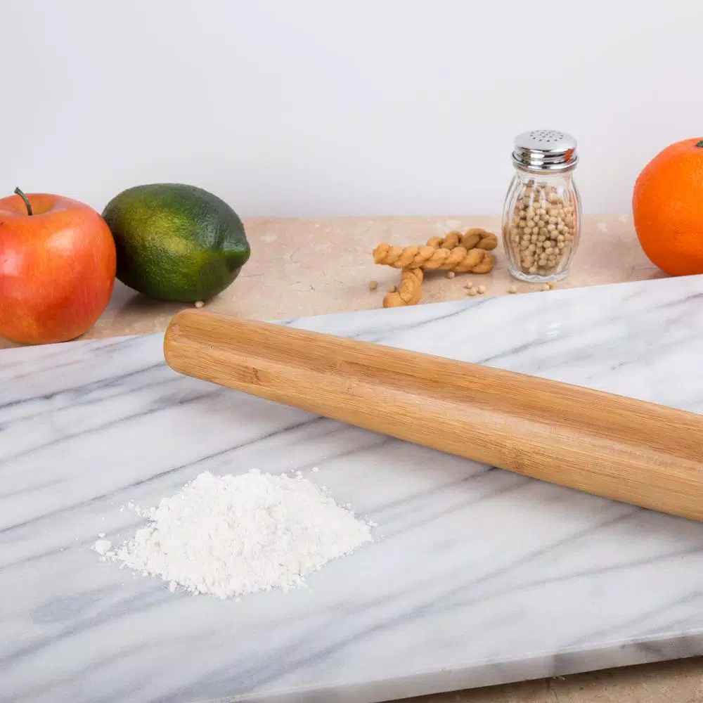 Creative Home Exotic Bamboo Tapered Rolling Pin for Pastry, Pizza, and Dough