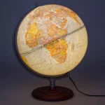 Waypoint Geographic Mariner II Illuminated 12 in. Desktop Globe with Cherry Wood Stand thumbnail 1