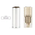 TEKTON 7/16 in. Deep 12-Point Socket, 3/8 in. Drive thumbnail 3