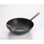 Cook Pro 14 in. Professional Heavy Duty Carbon Steel Wok with Assist Handle thumbnail 1