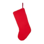 Glitzhome 20 in. Reindeer Hooked Christmas Stockings, Polyester and Acrylic Handcrafted Decor (2-Pack) thumbnail 6