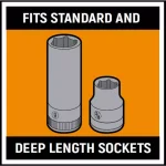 GearWrench 3-Piece Socket Tray Set for 1/4 in., 3/8 in., and 1/2 in. Drive Sizes thumbnail 5