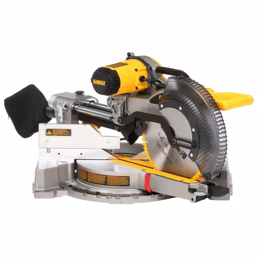 DEWALT 12 in. Sliding Compound Miter Saw with Rolling Stand, 15 Amp, 3800 rpm