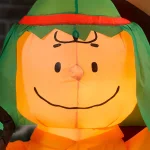 Peanuts 6 ft. Peanuts Nativity Scene Inflatable Christmas Yard Decoration with LED Lights thumbnail 4