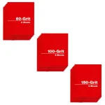 DIABLO 4.5 in. x 5.5 in. Clamp-On Sanding Sheets, Assorted Grits (60, 100, 150), 18-Pack thumbnail 1