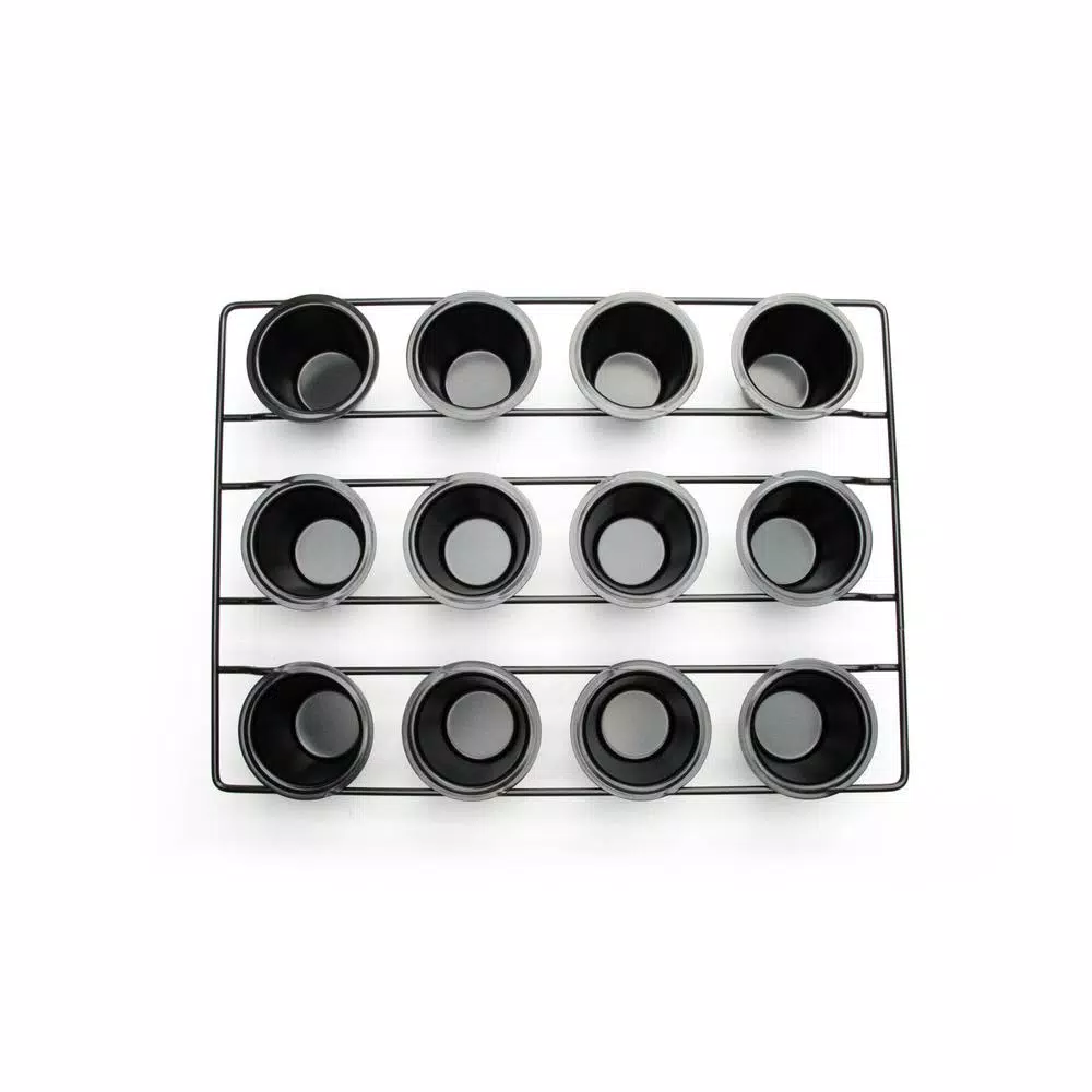 Fox Run Non-Stick Mini Popover Pan, 12-Cup Carbon Steel Bakeware