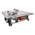 RIDGID 7 in. Table Top Wet Tile Saw, 6.5 Amp, with Bonus Stand and Diamond Blade thumbnail 3