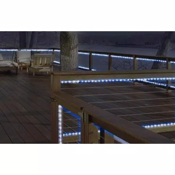 DEERPORT DECOR 16 ft. 80-Light Blue LED Mini Rope Light, Weather Resistant Indoor/Outdoor Specialty Lights