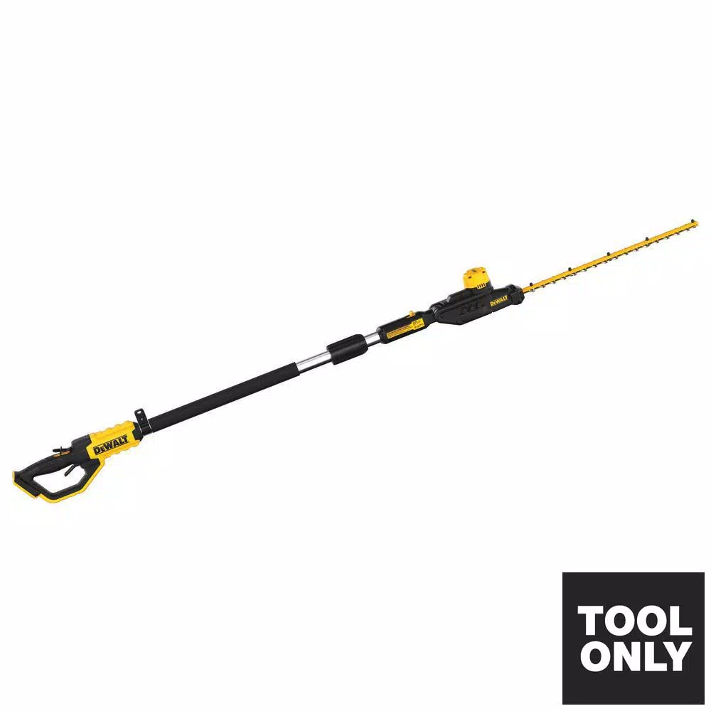 DEWALT 20V MAX Cordless Pole Hedge Trimmer, 12 ft. Max Reach, 22 in. Blade (Tool Only)