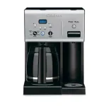 Cuisinart COFFEE PLUS 12-Cup Black Drip Coffee Maker with Programmable Timer and Hot Water System thumbnail 1