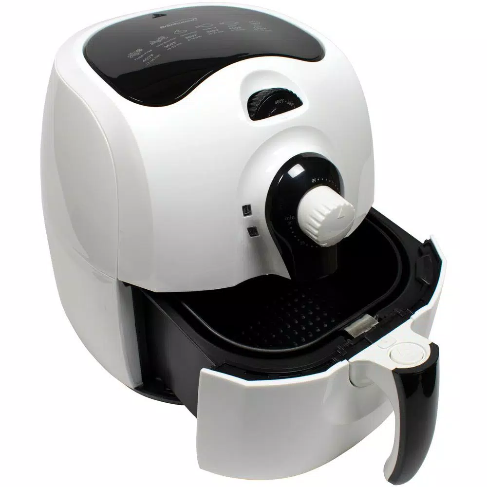 Brentwood 3.7 Qt. White Electric Air Fryer with Timer and Temperature Control