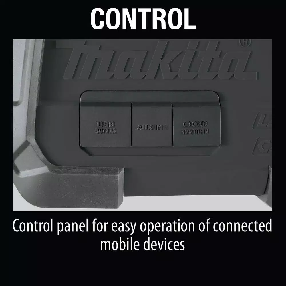Makita 18V LXT & 12V MAX CXT Bluetooth Cordless Job Site Speaker (Tool Only)